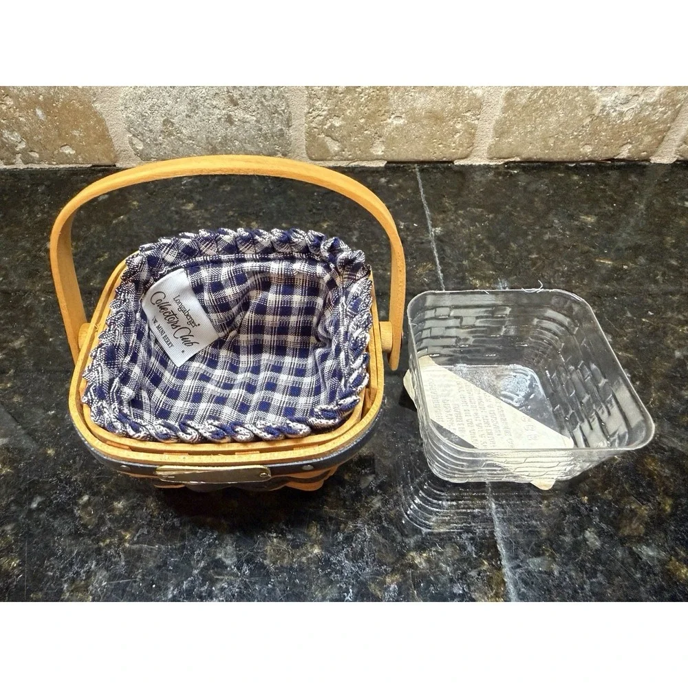 Longaberger Collectors Club JW Miniature 2001-2002 Berry Basket Combo‎ NEW